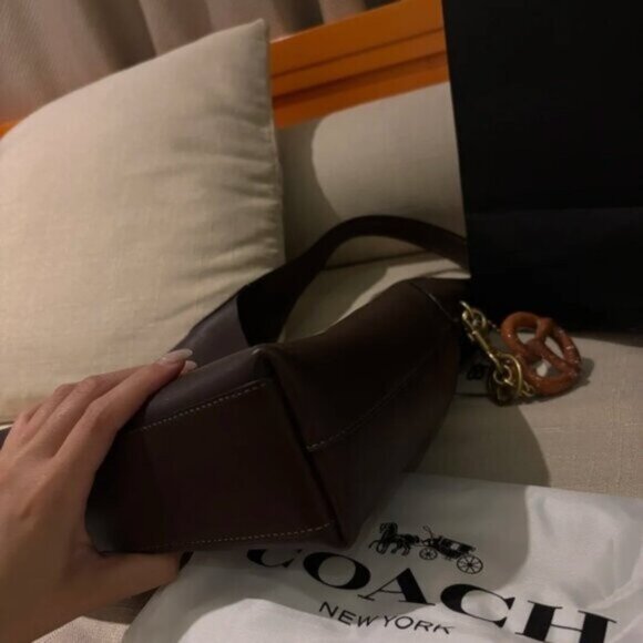 Coach Brooklyn Shoulder Bag 28 – BrassMaple NWT with Dust Bag - Picture 6 of 6